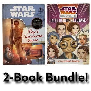 2 KIDS STAR WARS BOOKS Forces of Destiny Tales Of Hope & Courage, Reys Survival